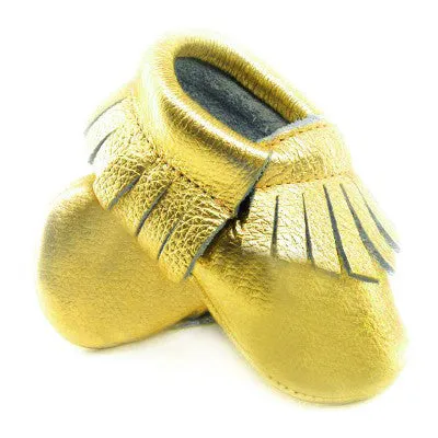 16color New Shine Pink Genuine Leather Baby moccasins First Walkers Soft Rose gold Baby girl shoes infant Fringe Shoes 0-30month