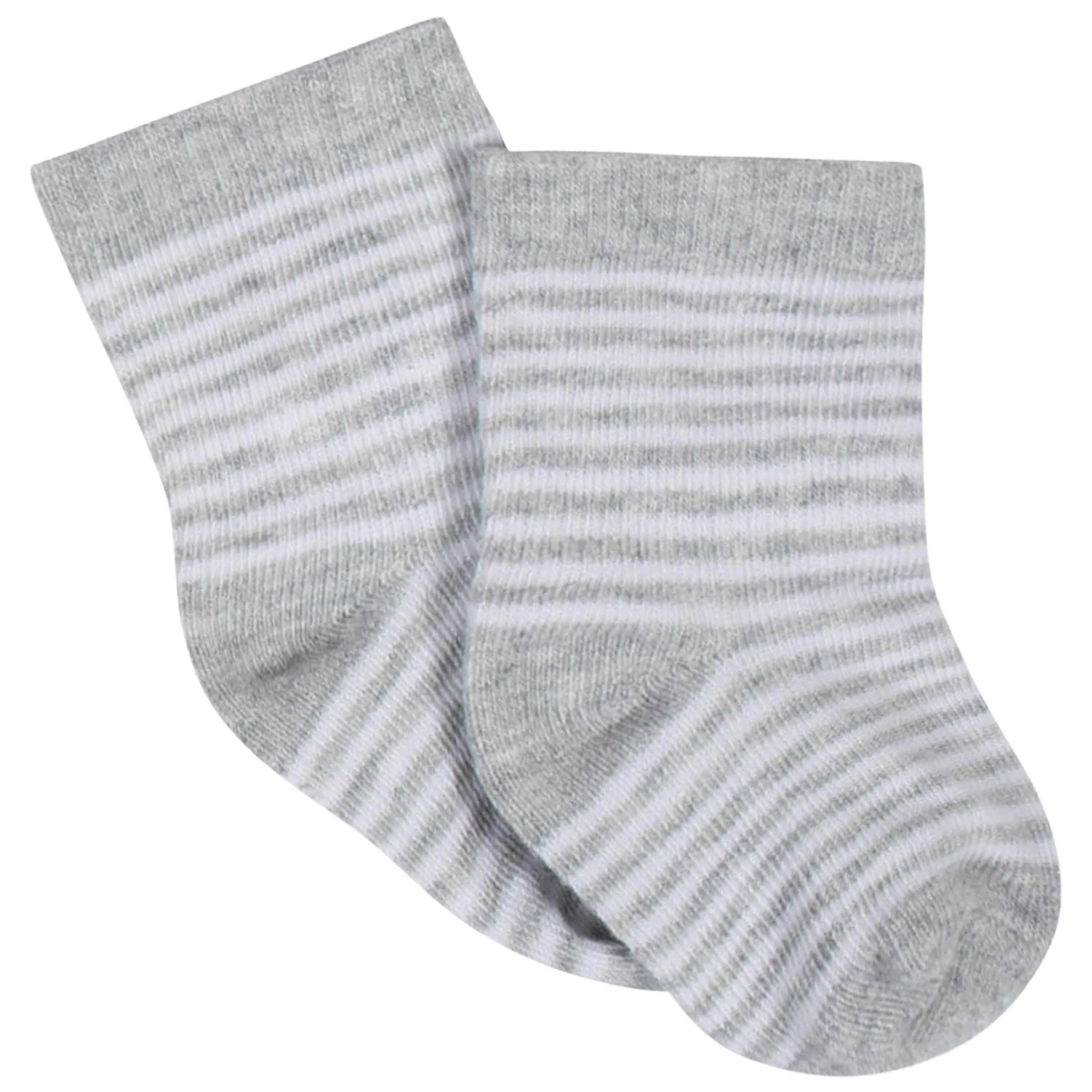 8-Pack Baby Boys' Wild Animals Wiggle-Proof® Jersey Crew Socks