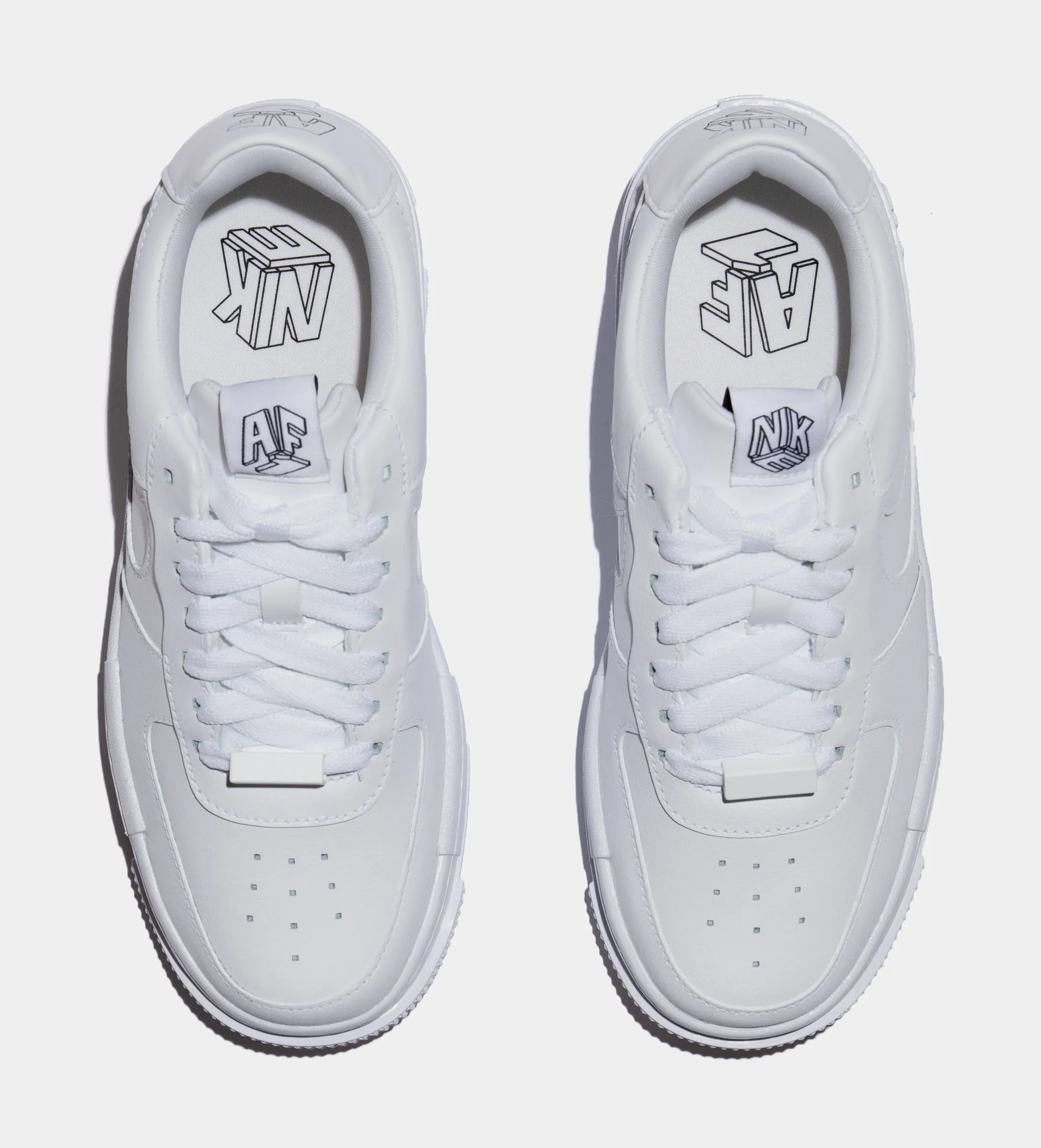 Air Force 1 Pixel Triple White Womens Lifestyle Shoes (White)