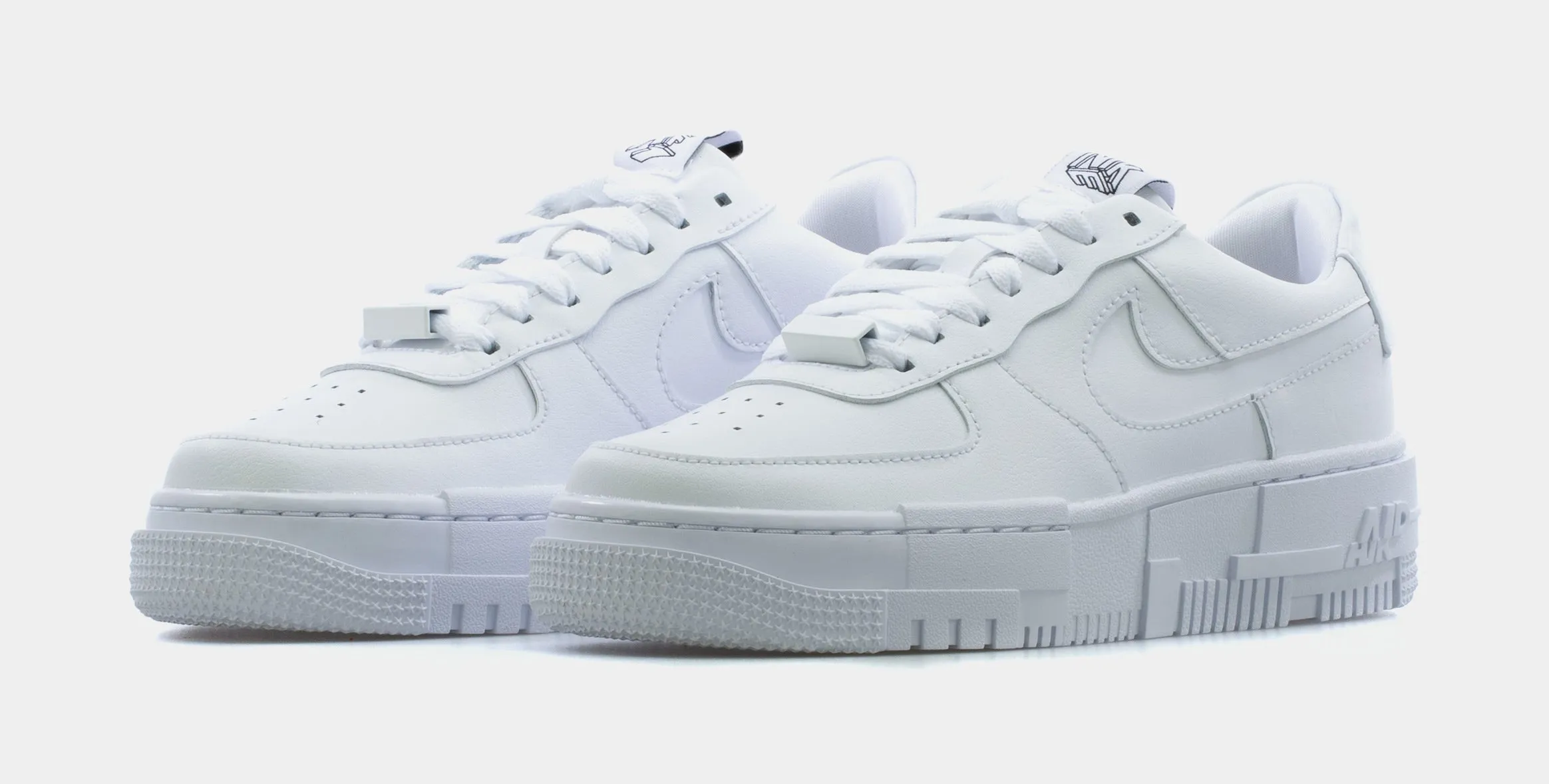 Air Force 1 Pixel Triple White Womens Lifestyle Shoes (White)