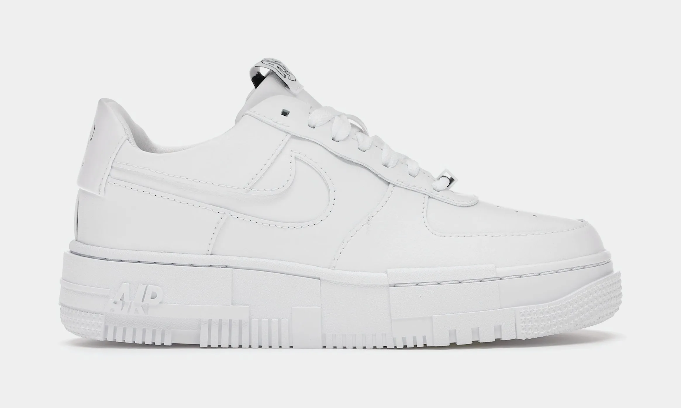 Air Force 1 Pixel Triple White Womens Lifestyle Shoes (White)