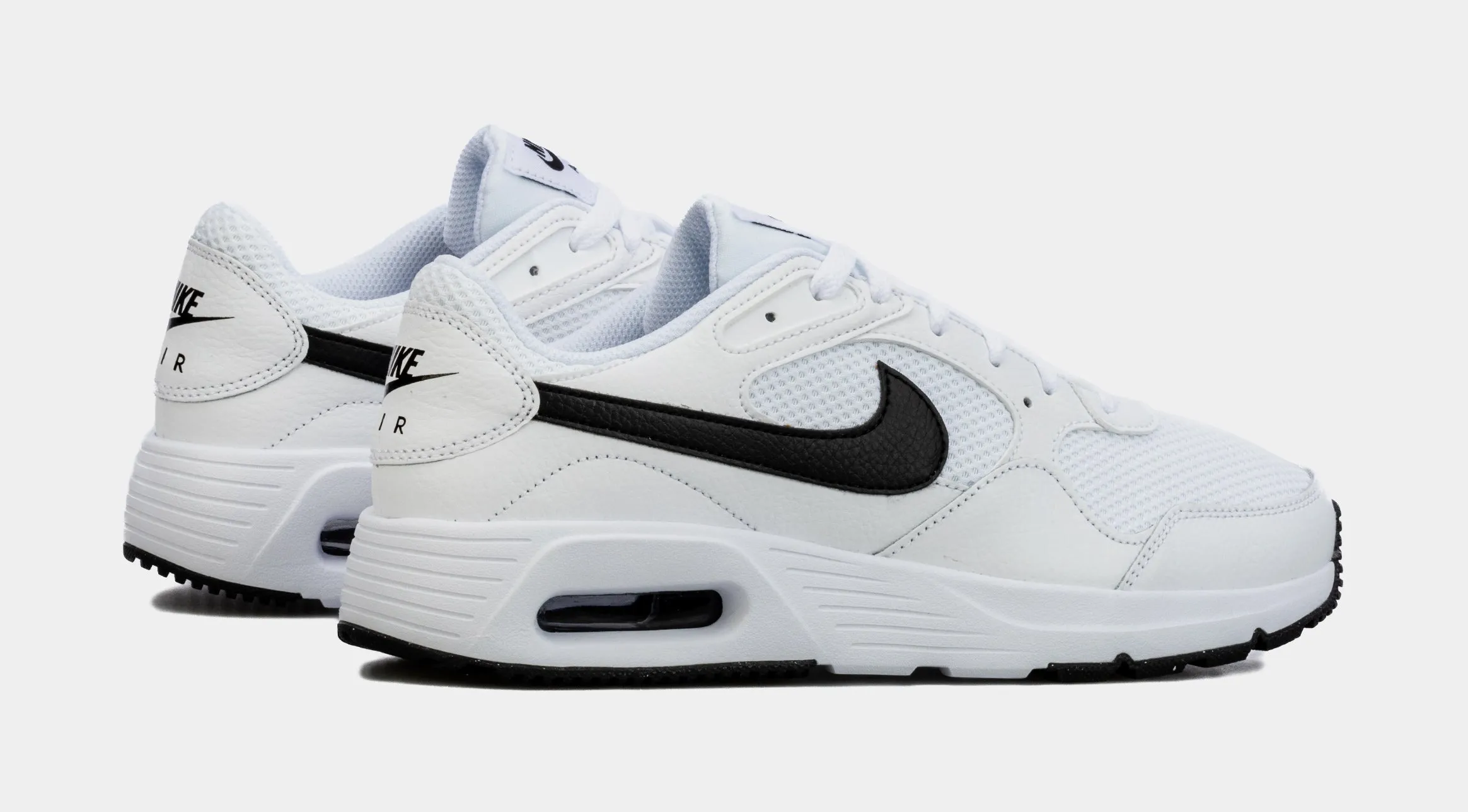 Air Max SC Mens Running Shoes (White/Black)