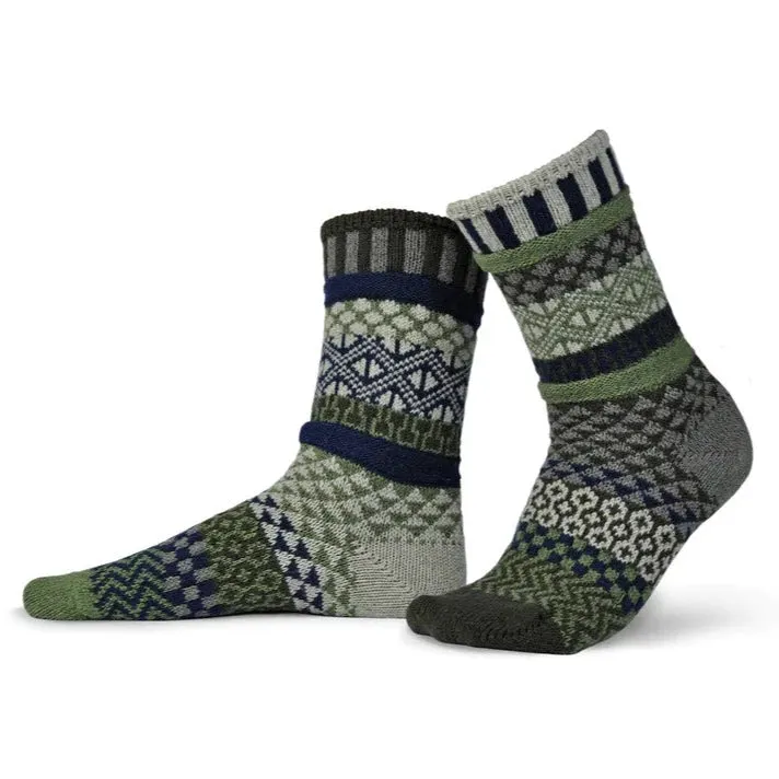 Bamboo Recycled Wool Mix Crew Socks