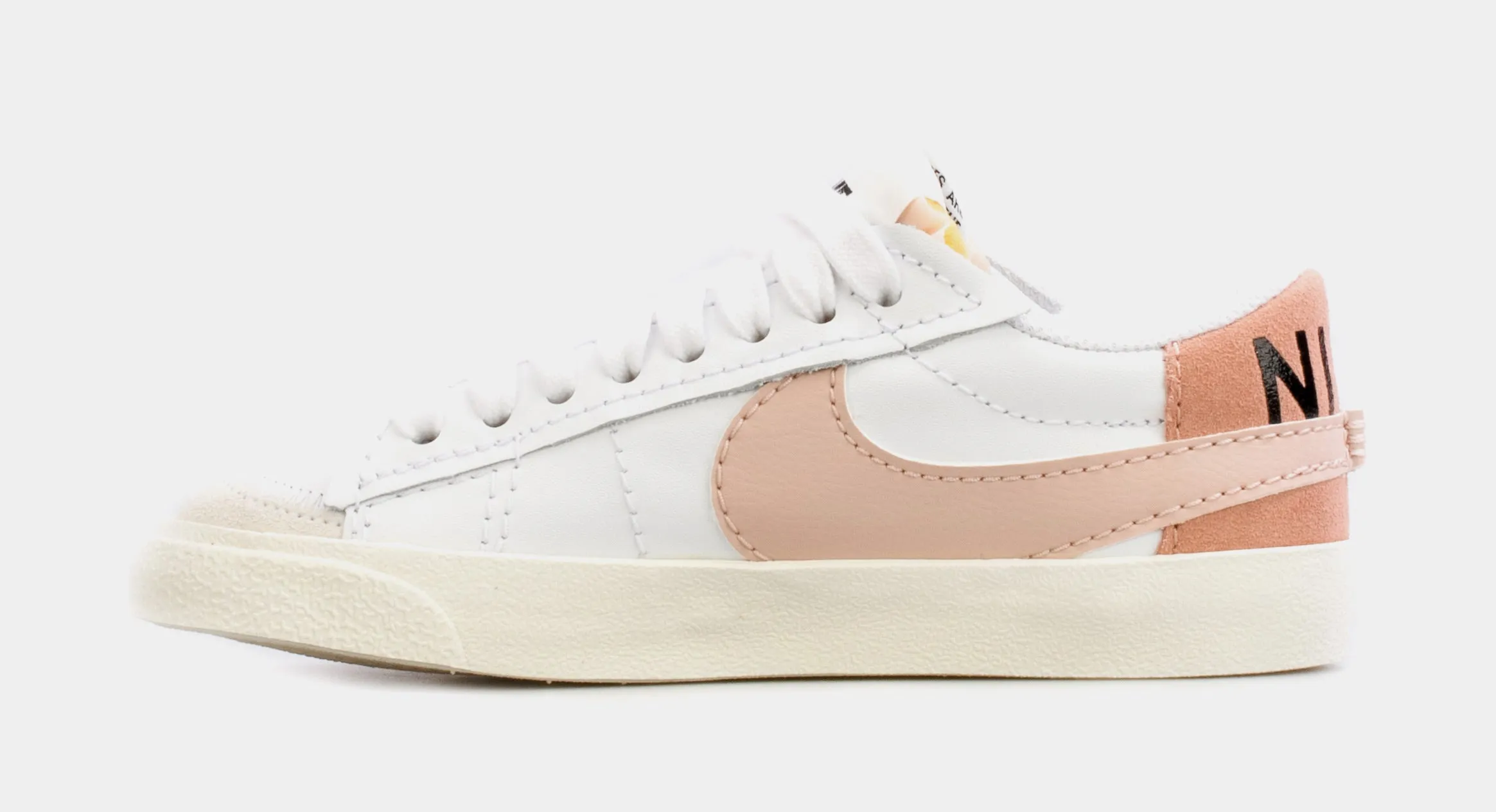 Blazer Low 77 Jumbo Womens Lifestyle Shoes (White/Pink)