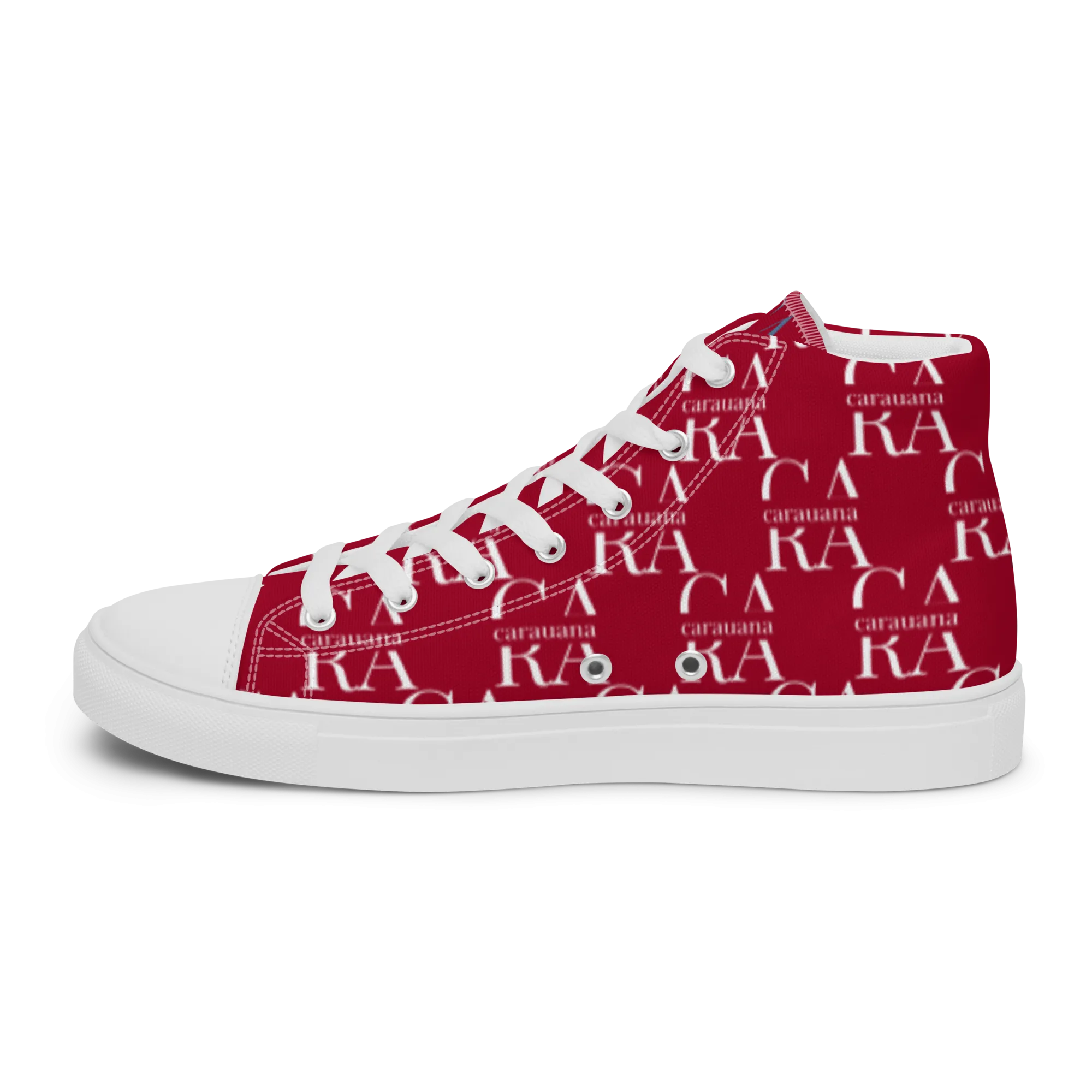 CARAUANA Hip Hop canvas shoes hot Red Branded