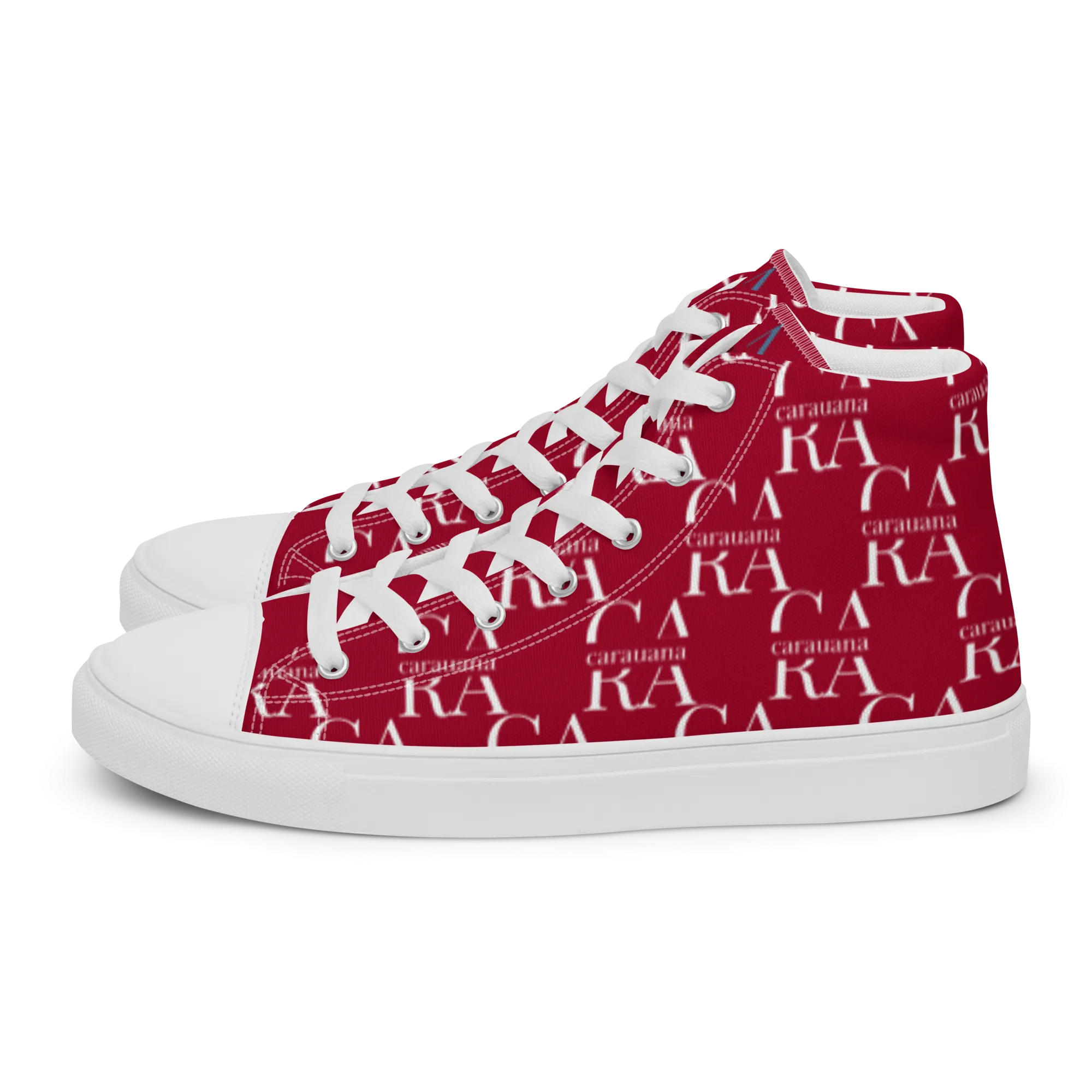 CARAUANA Hip Hop canvas shoes hot Red Branded