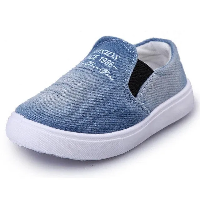 Children Shoes Boys Girls Canvas Casual Shoes Sneakers Fashion Kid Flat Loafers Kids Breathable School