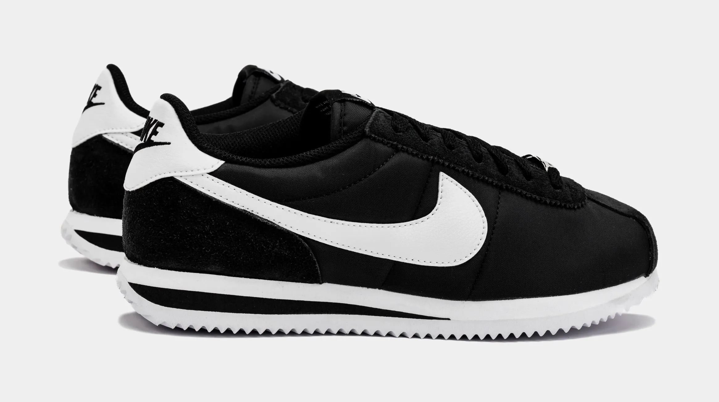 Cortez TXT Womens Running Shoes (Black/White)