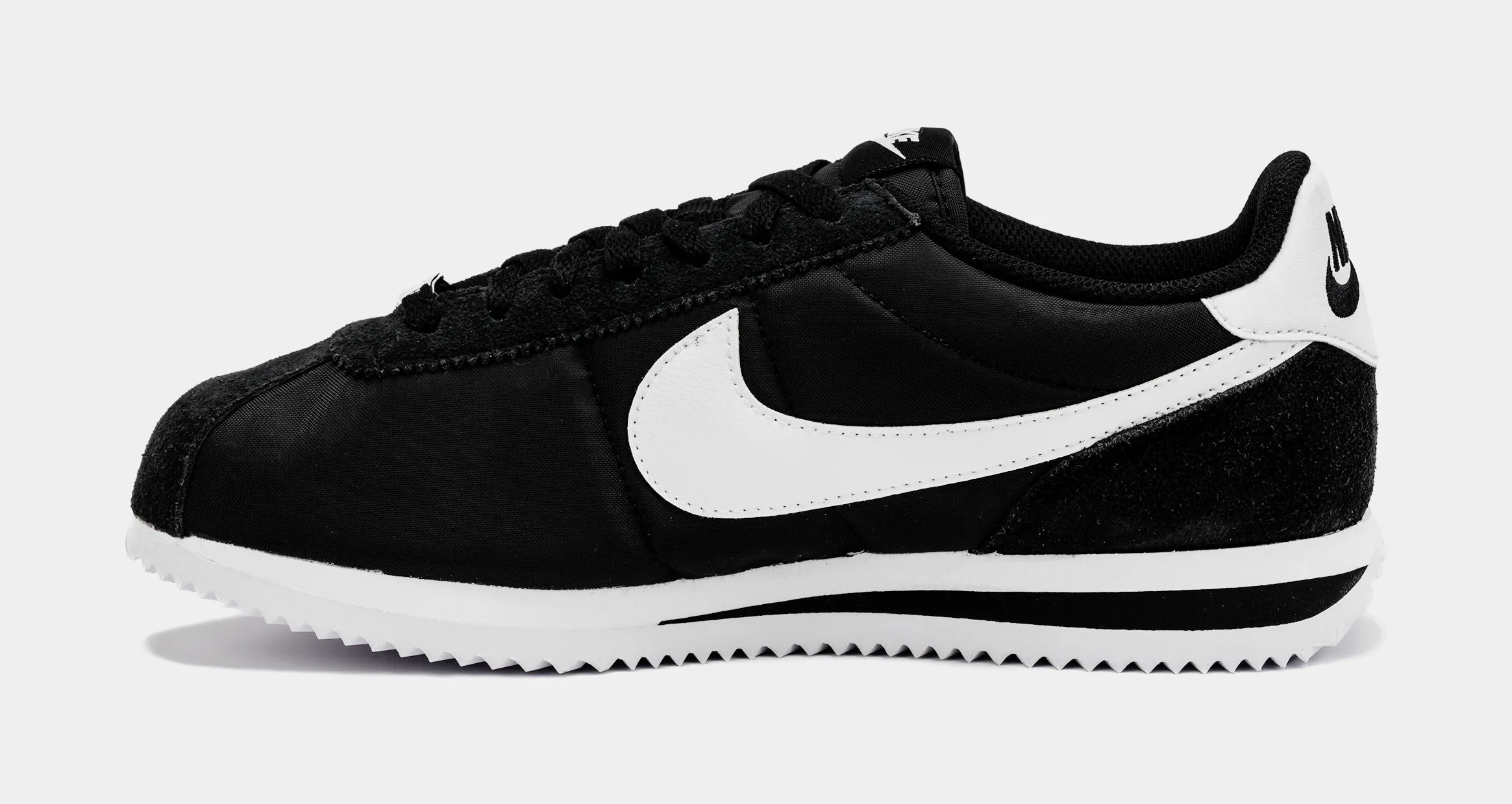 Cortez TXT Womens Running Shoes (Black/White)