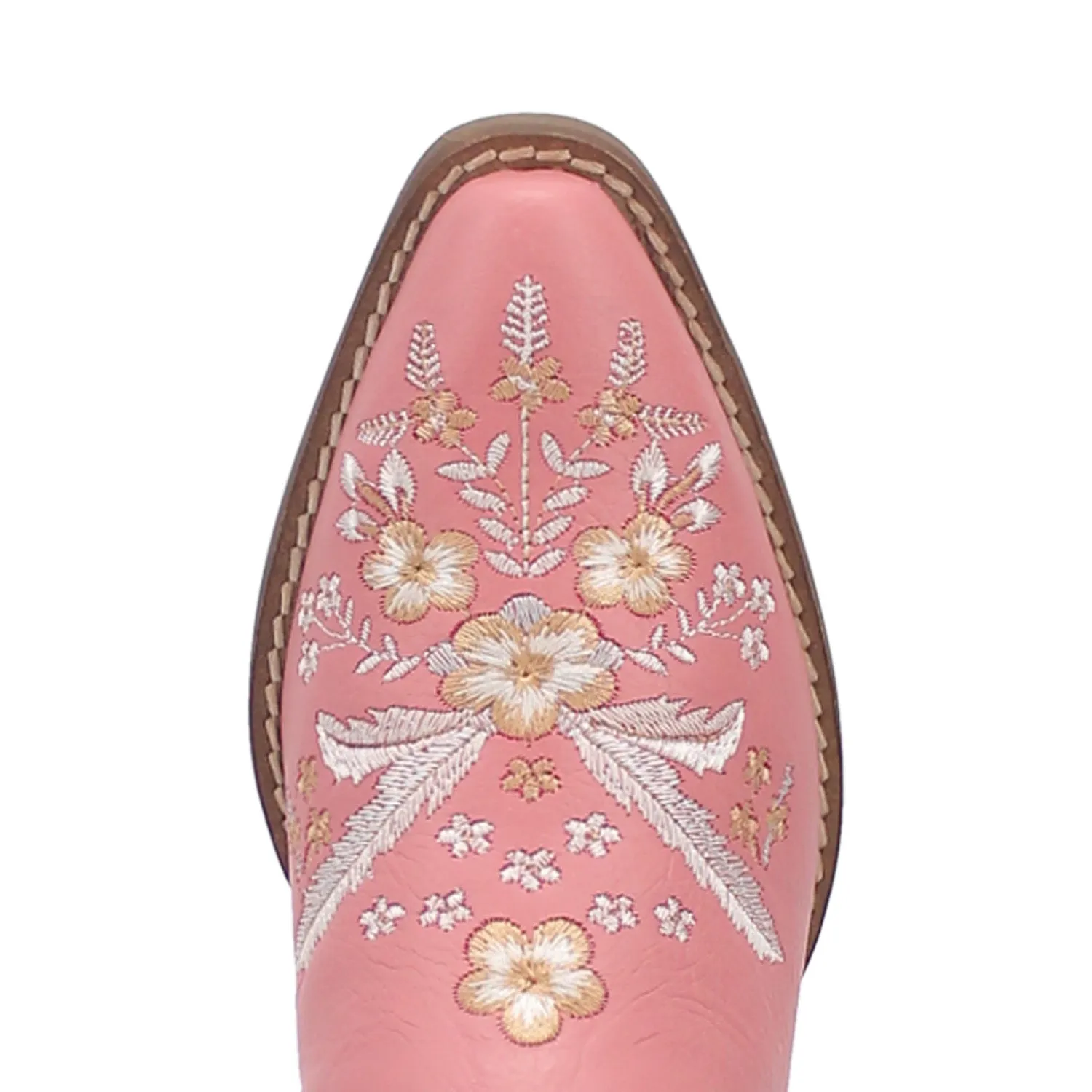 Dingo Womens Wildflower Mule Mule Shoes Leather Pink