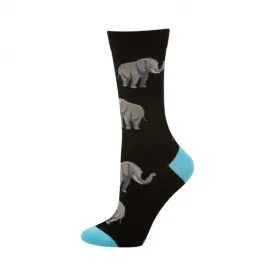 Elephant Women's Bamboo Crew Socks