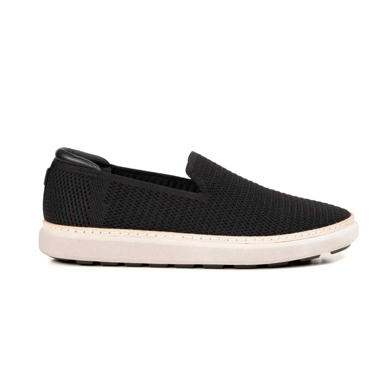 Grounding Slip-On • Black & White Bamboo Knit