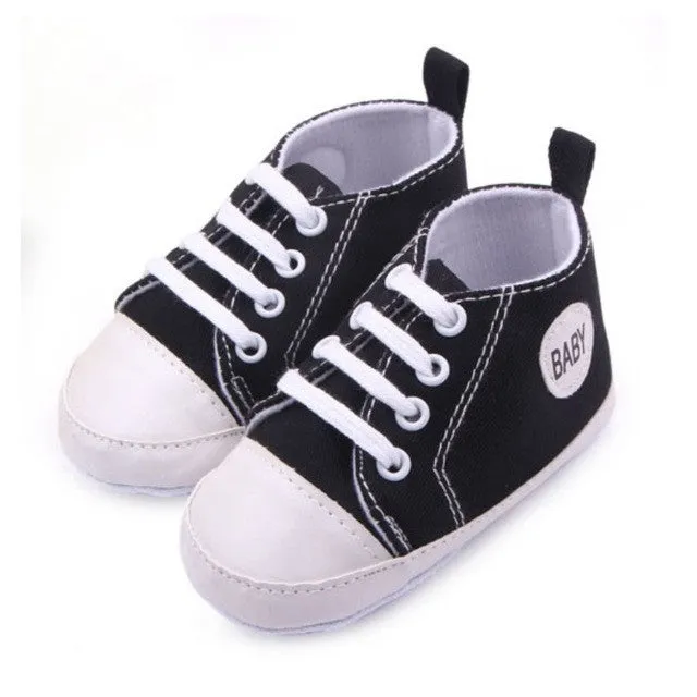 Infant Toddler Sneakers Baby Boys Girls Soft Sole Crib Shoes to 0-18Months G39