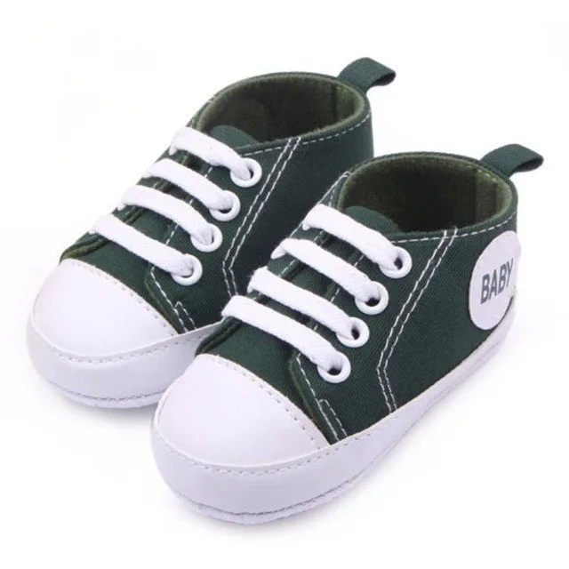 Infant Toddler Sneakers Baby Boys Girls Soft Sole Crib Shoes to 0-18Months G39