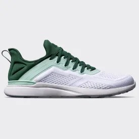 Men's TechLoom Tracer White / Great Green / Peppermint