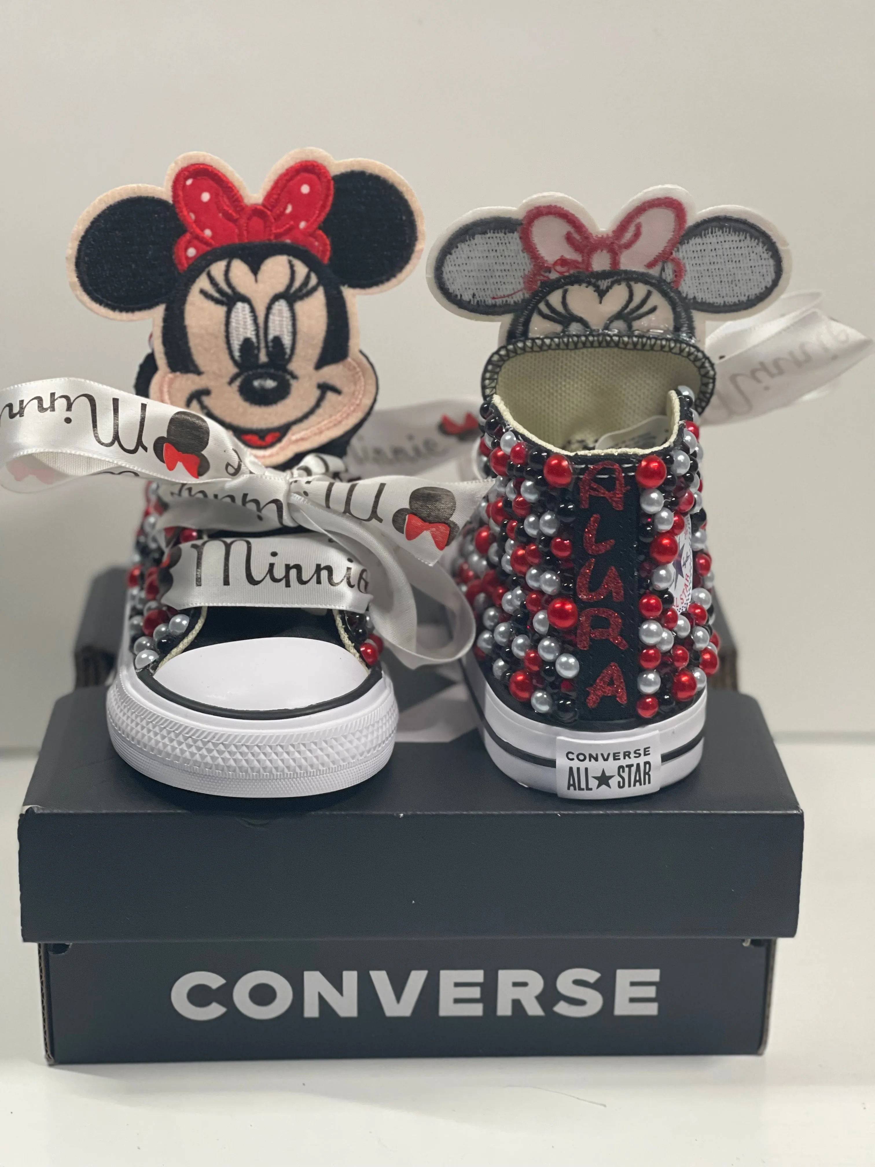 Minnie Mouse Converse Shoes