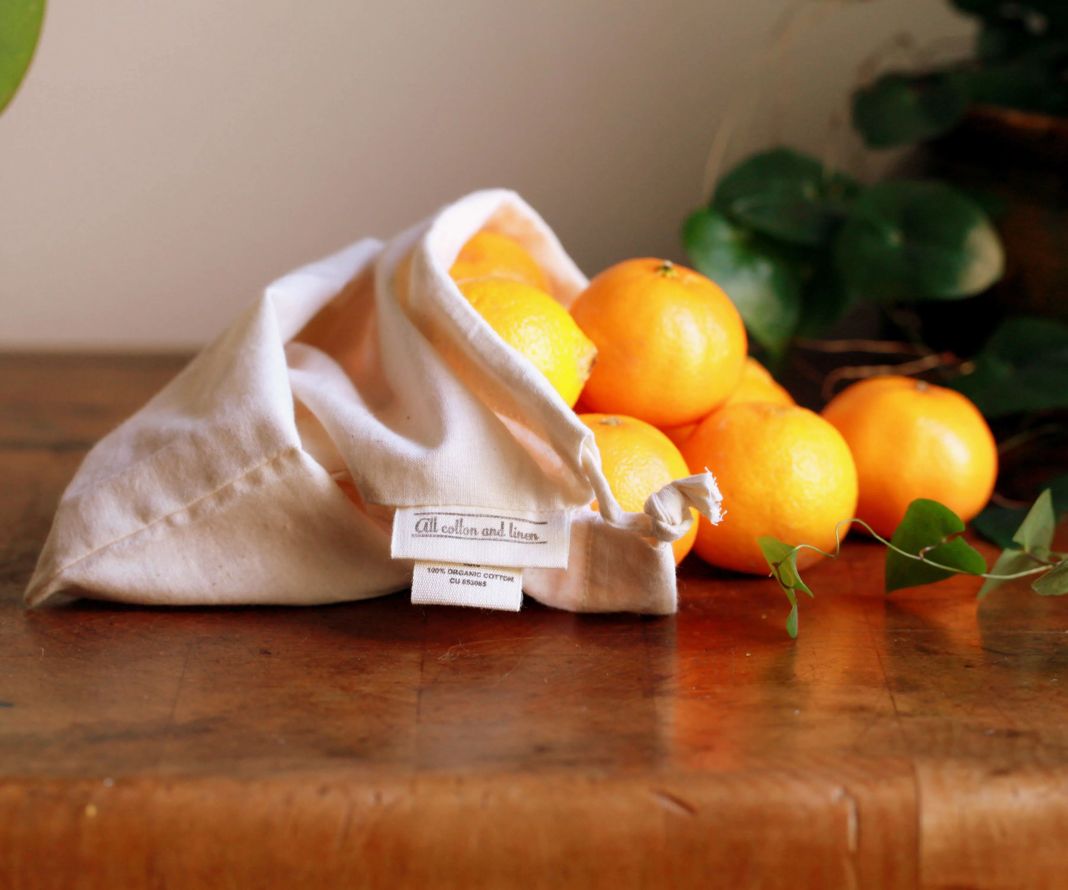 Muslin Bags - Produce Bags Drawstring