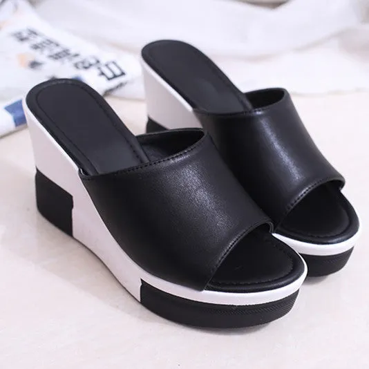 NEW 2017 platform women sandals summer shoes woman flat with height increasing slippers women flip flops sandalias mujer