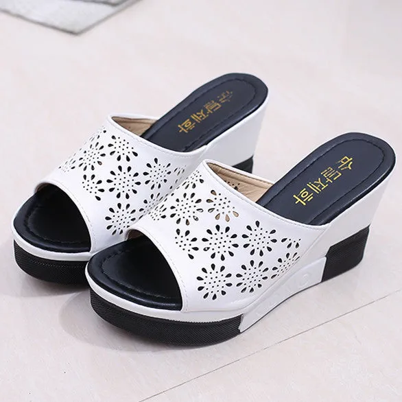 NEW 2017 platform women sandals summer shoes woman flat with height increasing slippers women flip flops sandalias mujer