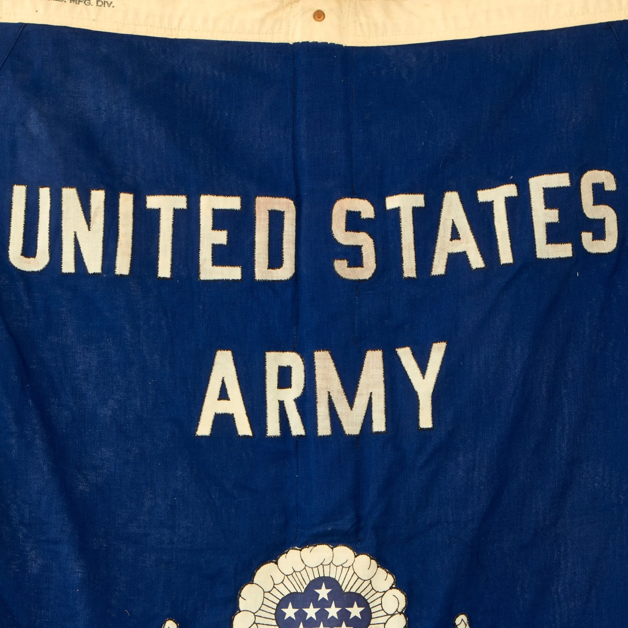 Original U.S. WWII Era US Army Recruiting Service Recruitment Banner - 27” x 56”