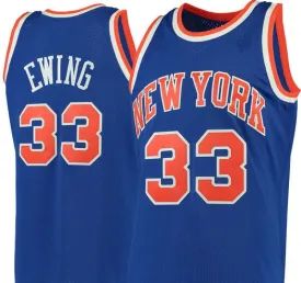 Patrick Ewing New York Knicks 1991-92 Throwback Basketball Jersey