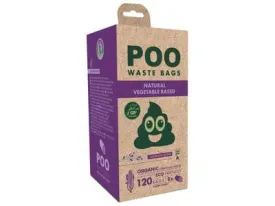 POO Dog Waste Bags (120 bags) - Lavander Scented