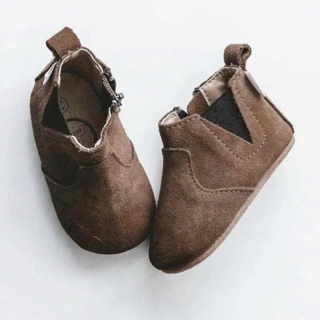 Pre-Order Brown Suede Chelsea