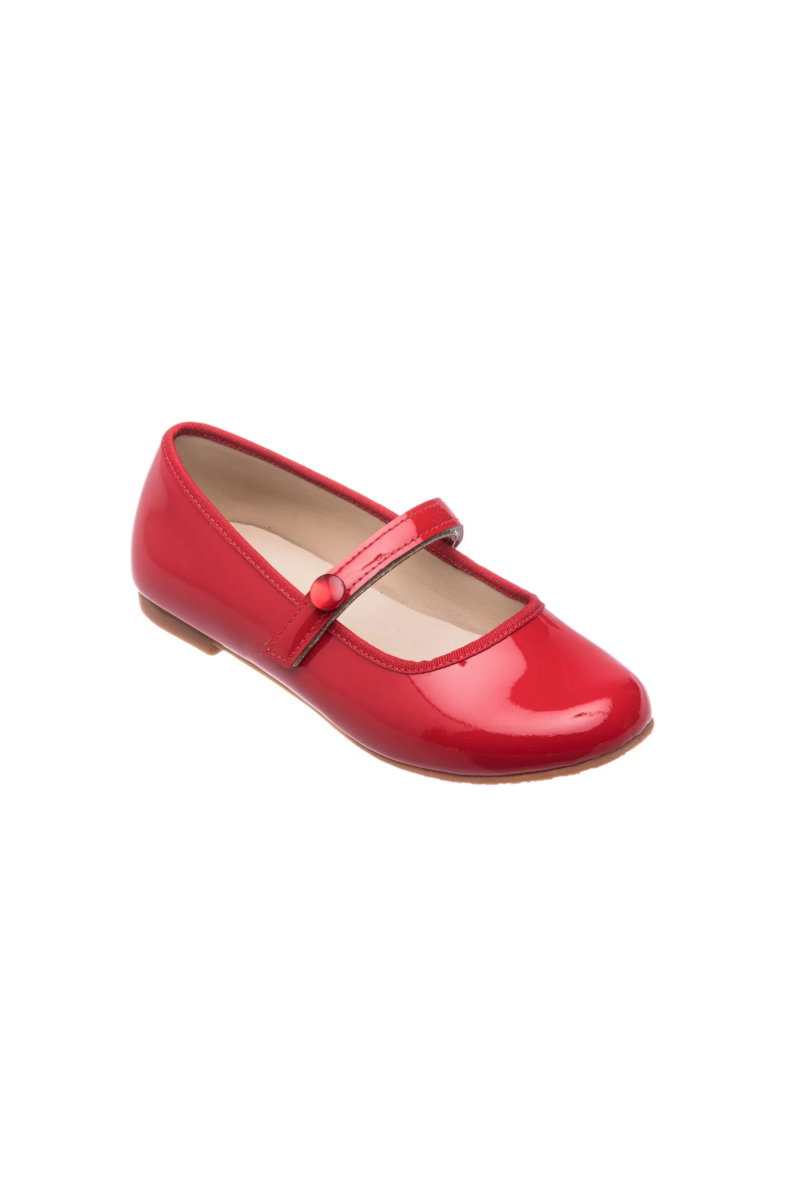 Princess Flat Patent Red