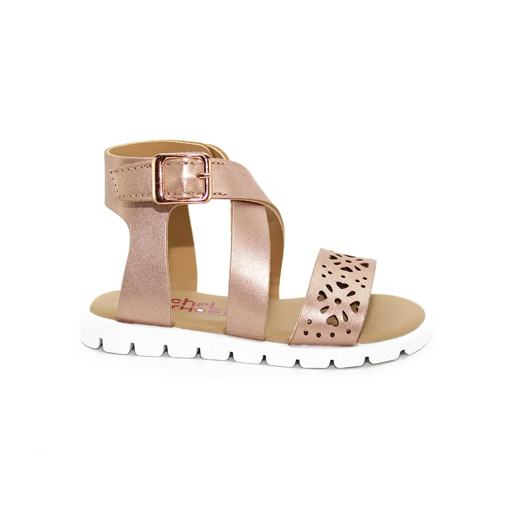 Rachel Lil Jessica Sandals Rose Gold Walkers Toddlers Girls - Kids Shoes