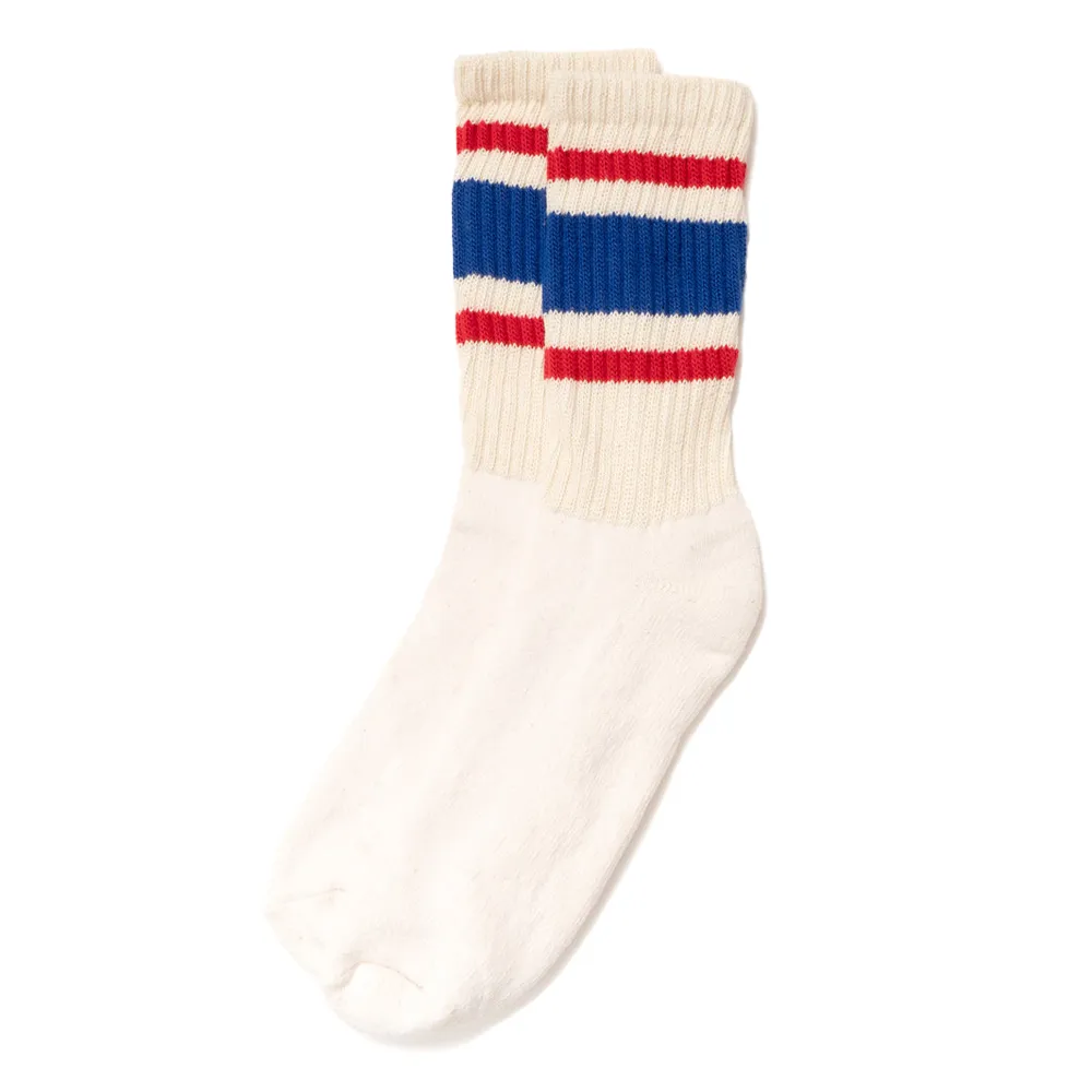 Retro Stripe Crew Socks