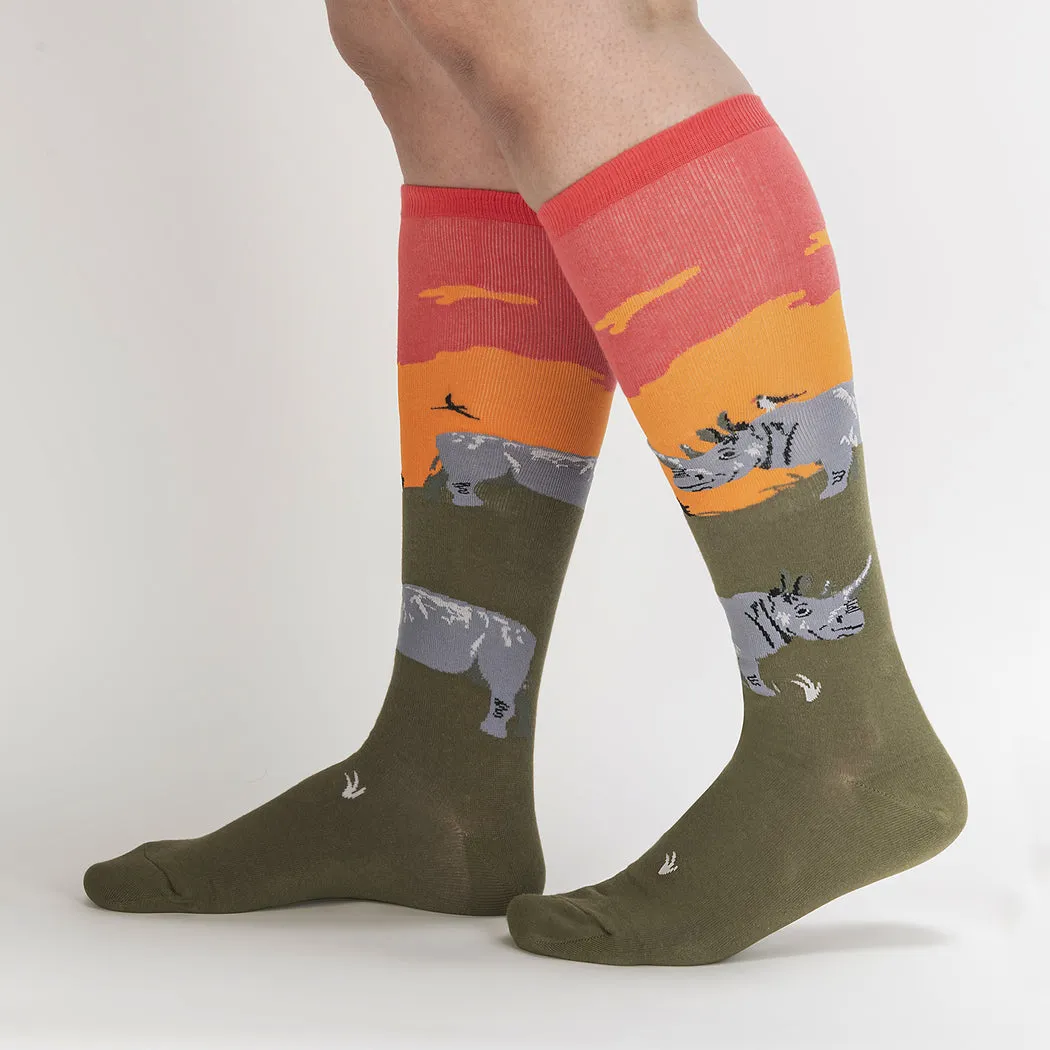 Rhino-Corn Women's Knee High Socks