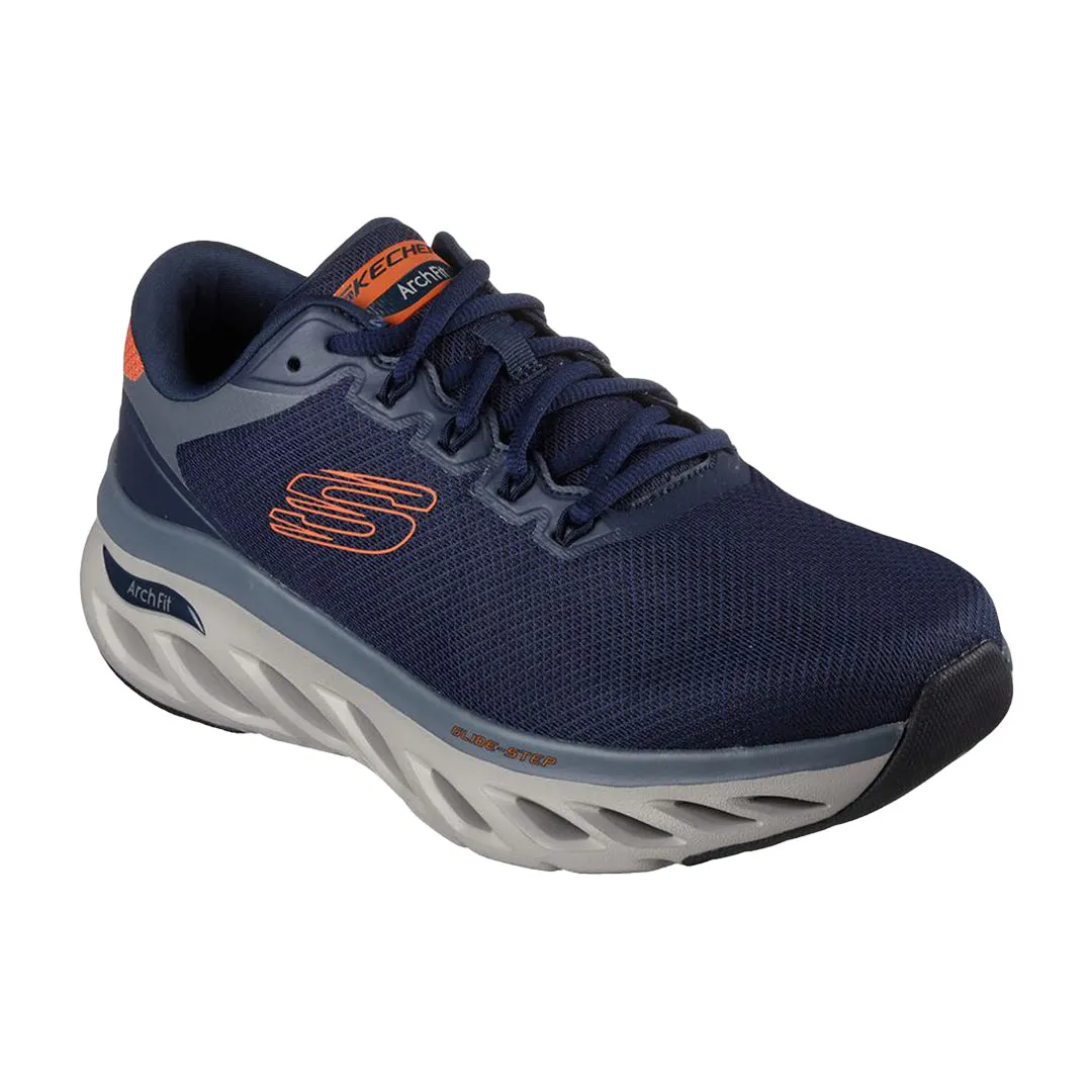 Skechers Arch Fit Glide-Step Men's Shoes - Navy Orange 232321-NVOR