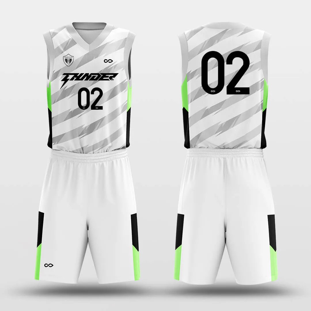 Velocity - Custom Sublimated Basketball Uniform Set Retro Stripe