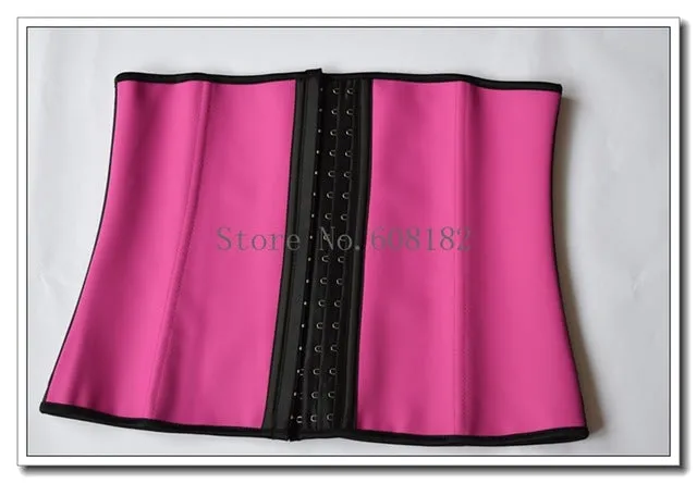 Waist Trainer Corsets and bustiers latex cincher girdles Shapewear slimming belt body shaper rubber binder fitness corset sheath