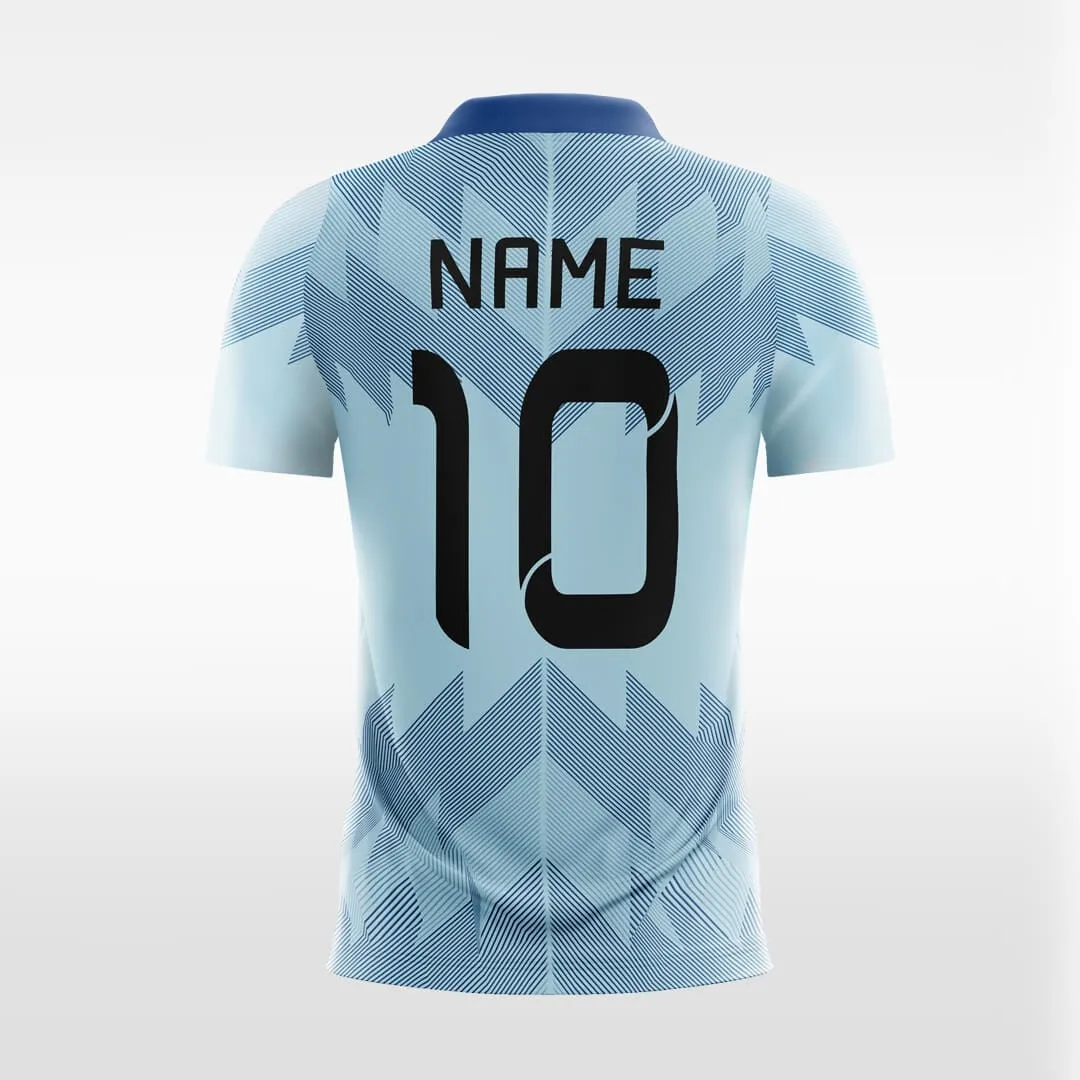 Water Wave  - Custom Soccer Jersey for Men Sublimation