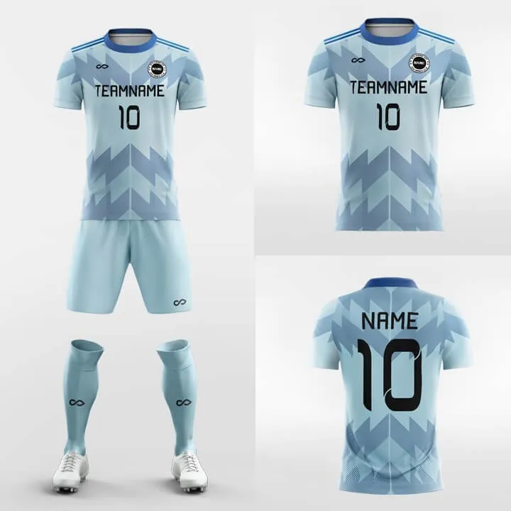 Water Wave - Custom Soccer Jerseys Kit Sublimated Design