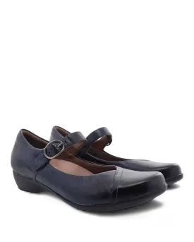 Women's Dansko Fawna Color: Navy Burnished