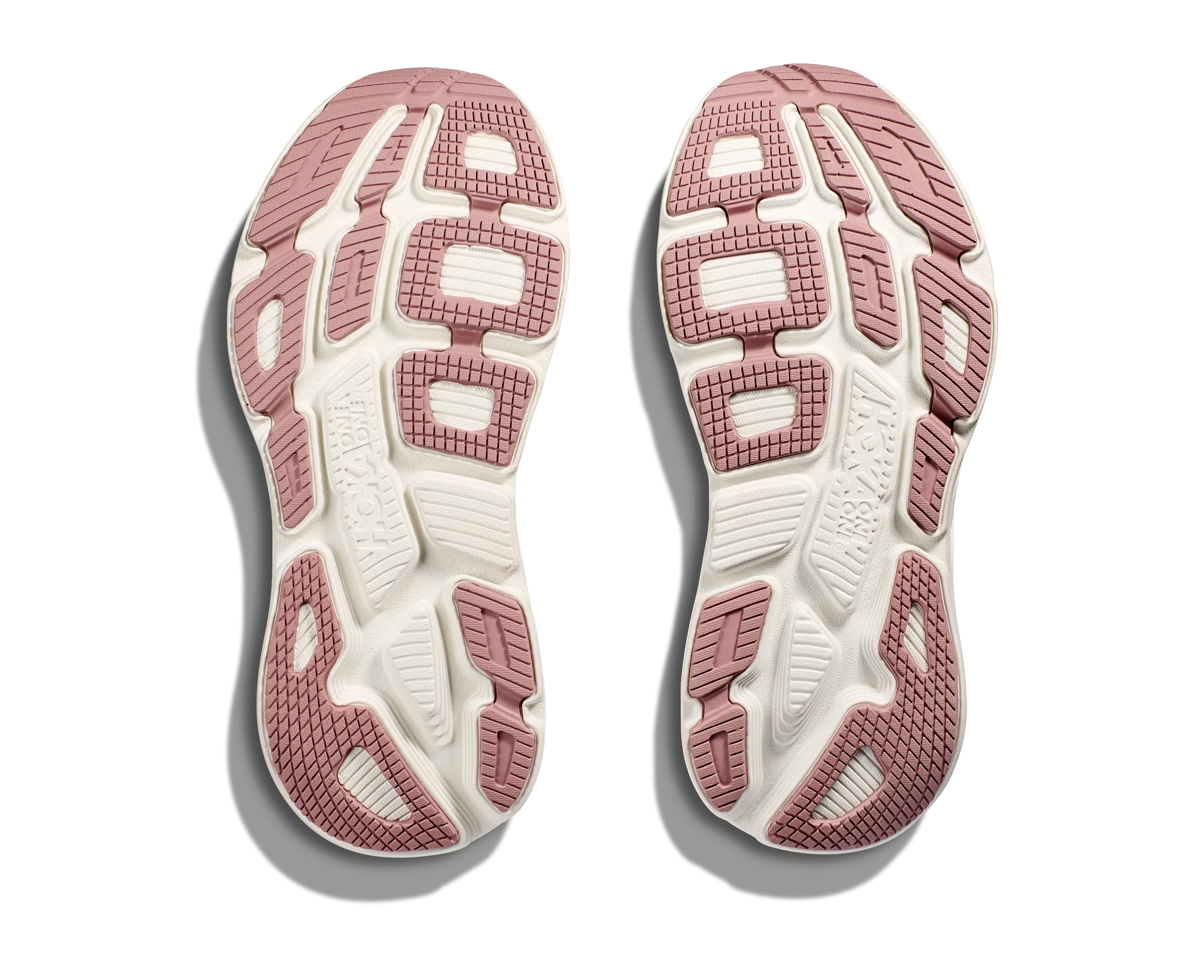 Women's Hoka Bondi 7 Color: Peach Whip / White