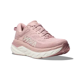 Women's Hoka Bondi 7 Color: Peach Whip / White