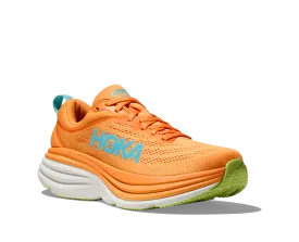 Women's Hoka Bondi 8 Color: Solar Flare / Lettuce