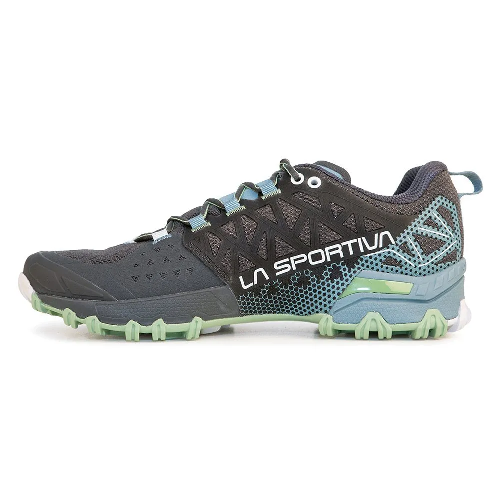 Women's La Sportiva Bushido II GTX Color: Carbon/ Mist