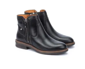 Women's Pikolinos Aldaya Ankle Boots with Zip Color: Black