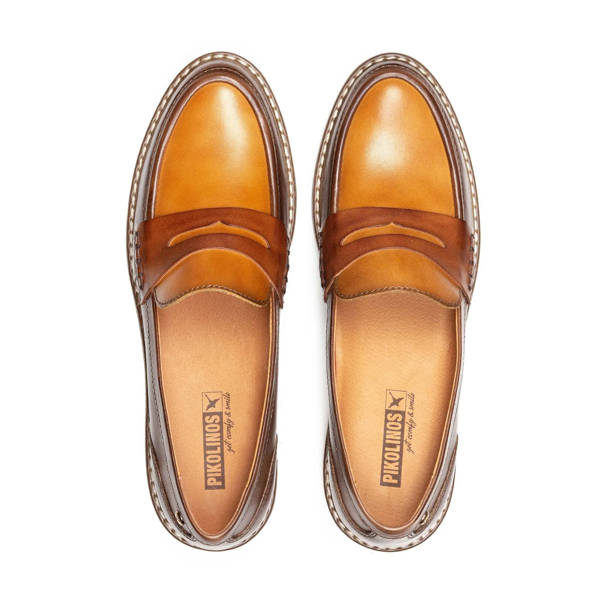 Women's Pikolinos Aldaya Loafers Color: Topo