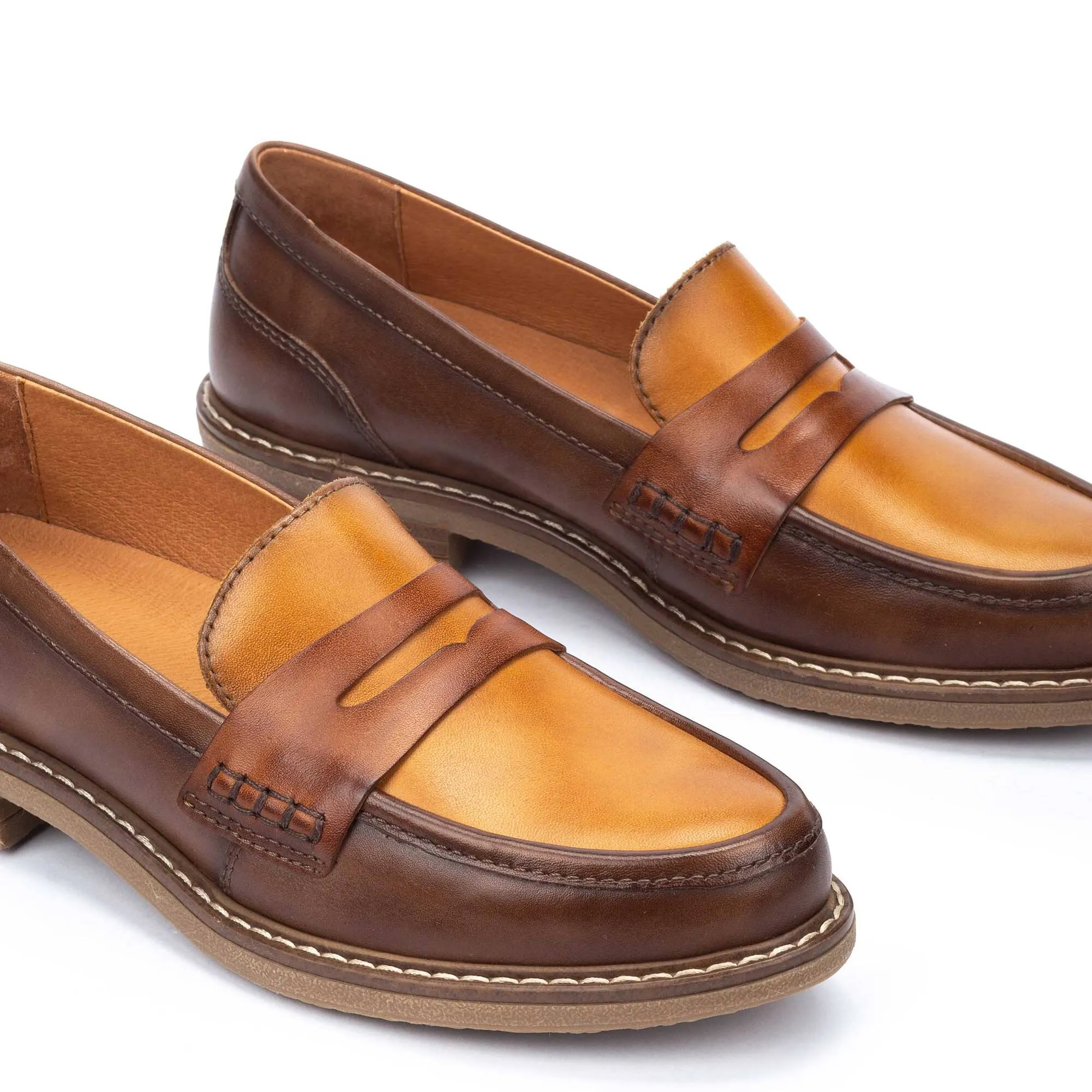 Women's Pikolinos Aldaya Loafers Color: Topo