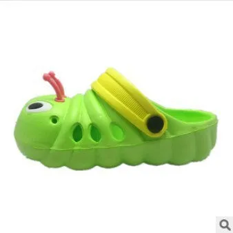 ZIKA 2017 New Children's Slippers Summer Cute Caterpillar Garden Shoes Lovely Cartoon Baby Boys Girls Slipper EVA Child  Sandals