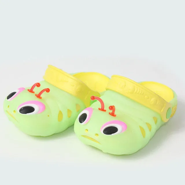 ZIKA 2017 New Children's Slippers Summer Cute Caterpillar Garden Shoes Lovely Cartoon Baby Boys Girls Slipper EVA Child  Sandals